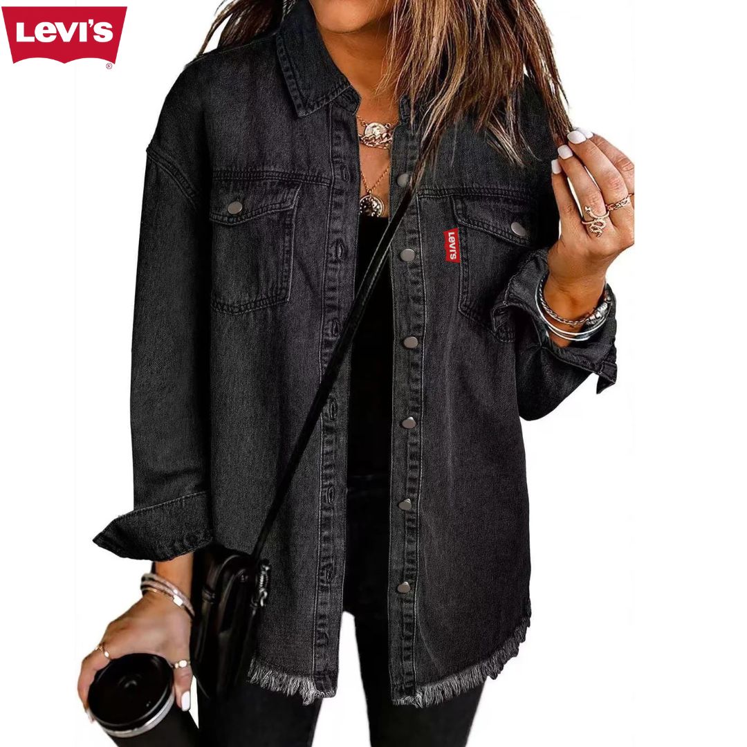 Stefania | Denim Shacket for Dame