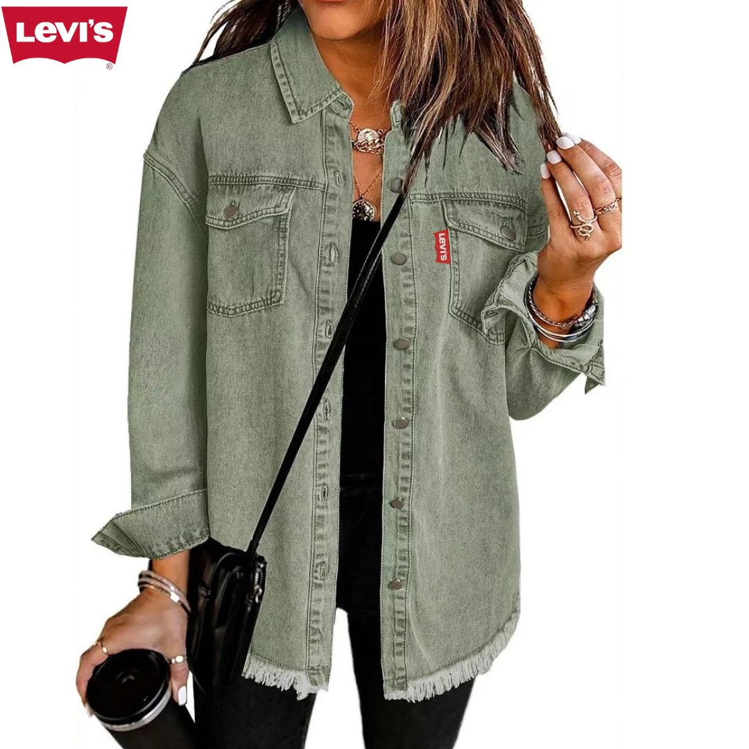 Stefania | Denim Shacket for Dame
