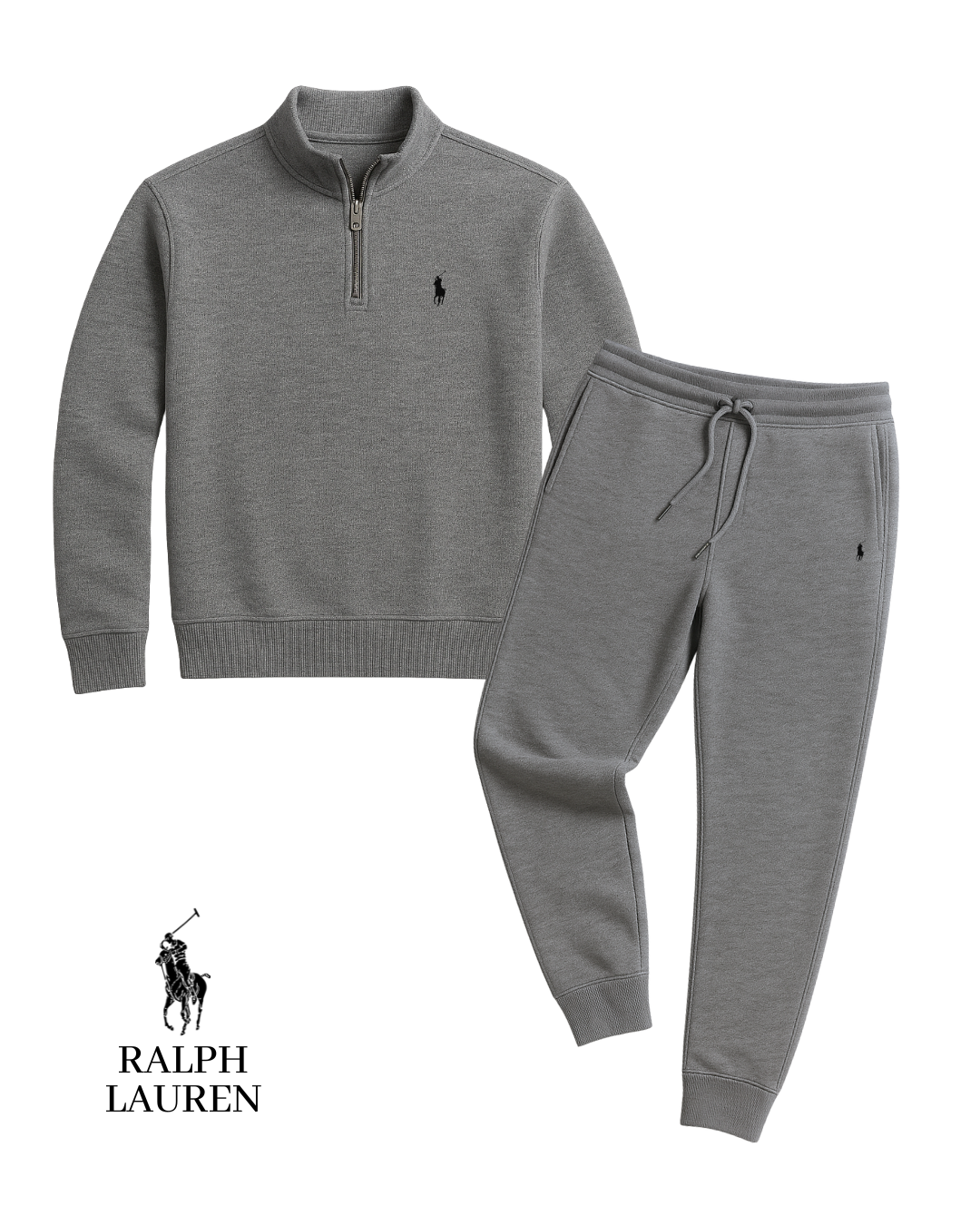 Essentielles Halv-zip & Jogger-set
