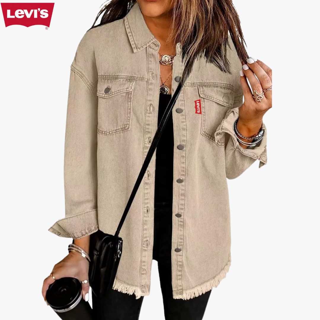 Stefania | Denim Shacket for Dame