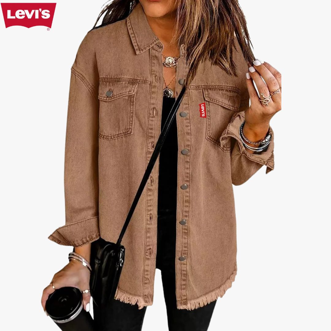 Stefania | Denim Shacket for Dame