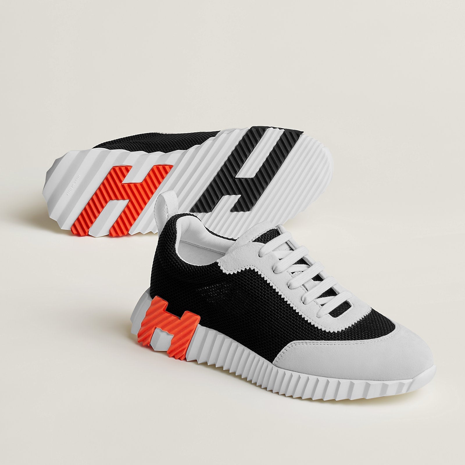 Unisex Sneaker - Svart/Oransje/Hvit