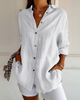 Elegant og romslig bluse med knapper