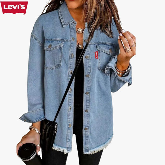 Stefania | Denim Shacket for Dame