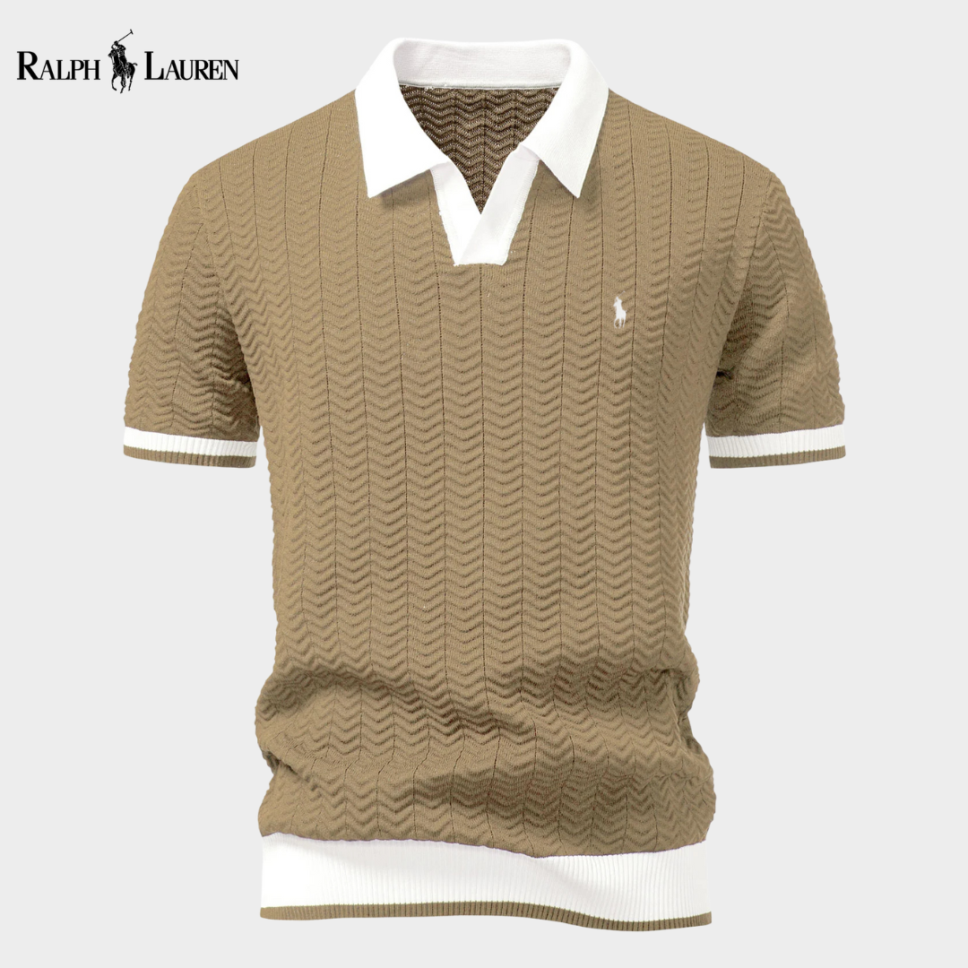 Polo Prestige med kontraster Ralph Lauren™