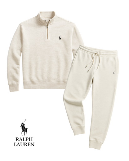 Essentielles Halv-zip & Jogger-set