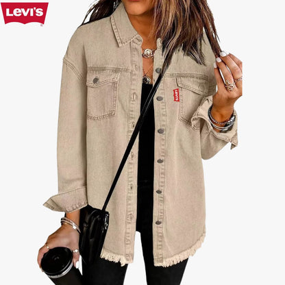 Stefania | Denim Shacket for Dame