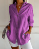 Elegant og romslig bluse med knapper