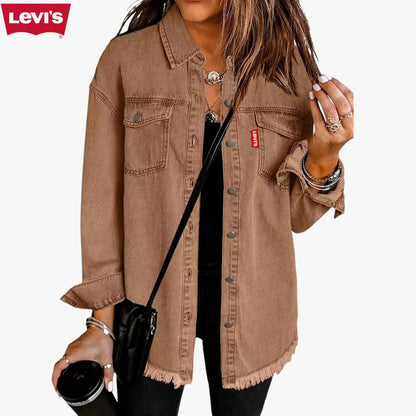 Stefania | Denim Shacket for Dame