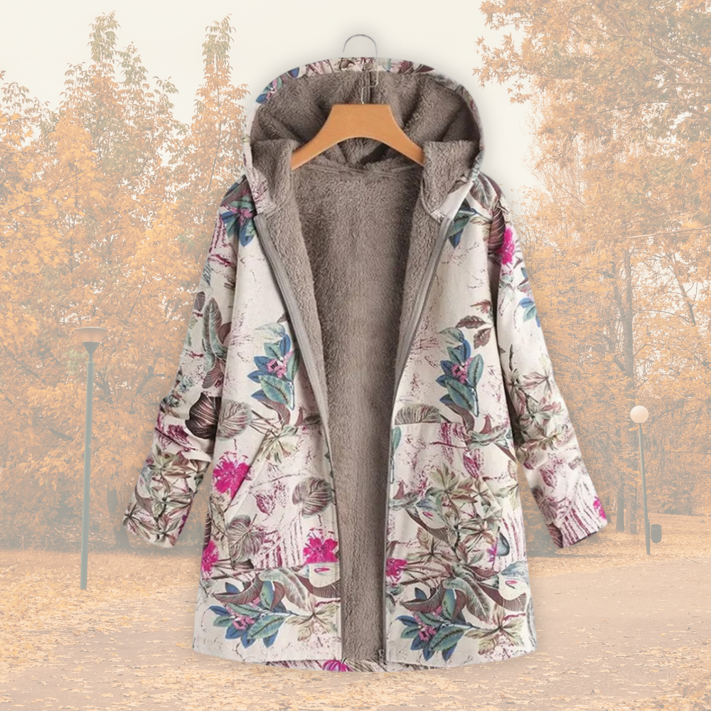 Camellia | Varm jakke med fleecefôr