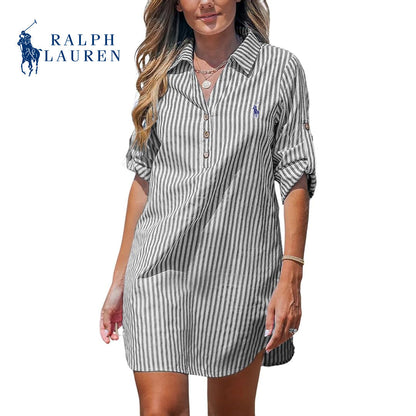 Ralph Lauren - Dame kjole med striper