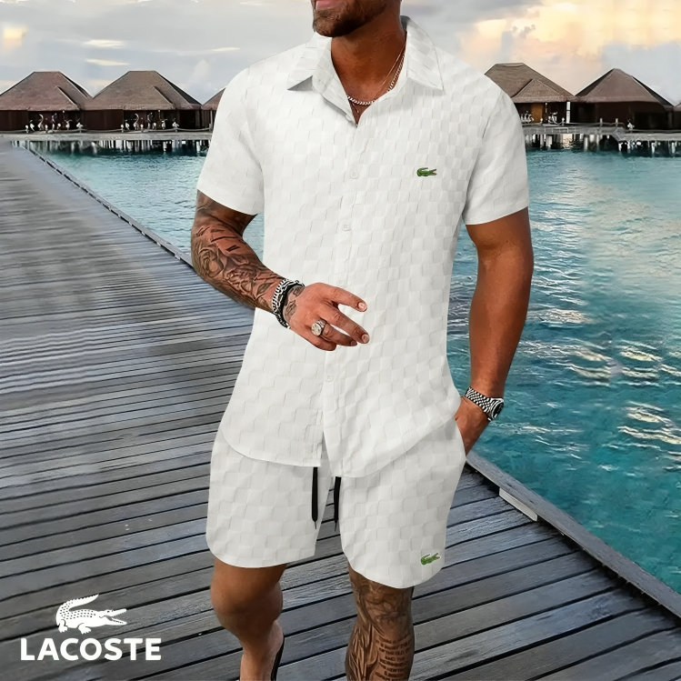Sommerantrekk for menn (skjorte og shorts) || UTSALG
