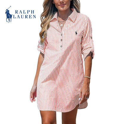 Ralph Lauren - Dame kjole med striper